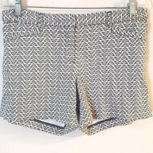 Print Black‎ White Chino Shorts